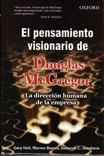 Libro El Pensamiento Visionario De Douglas Mcgregor