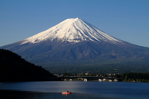 Papel De Parede 1 Adesivo Monte Fuji Yama Japão 12m² 3x4