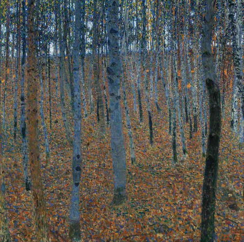 Lienzo Tela Canvas Arte Gustav Klimt Beech Grove 90 X 90