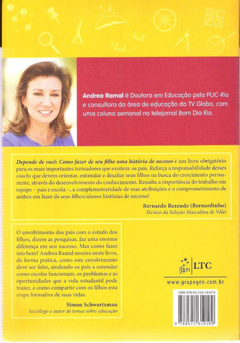 Depende De Você Andrea Ramal Como Fazer De Seu Filho Uma His