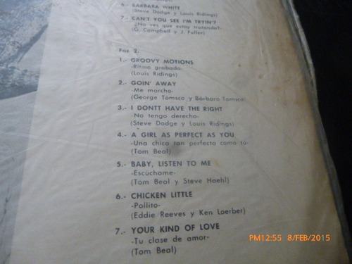 Vinilo Lp The Fireballs -- Botella De Vino (u960