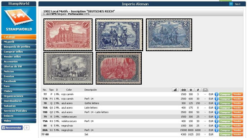 Eb+ Colección Sellos De Mi Abuelo - Alemania Serie 1900 (Usado)