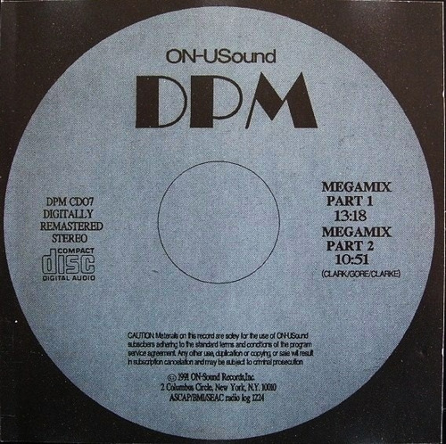 Cd Original On-u Sound Depeche Mode Megamix Part 1 Part 2