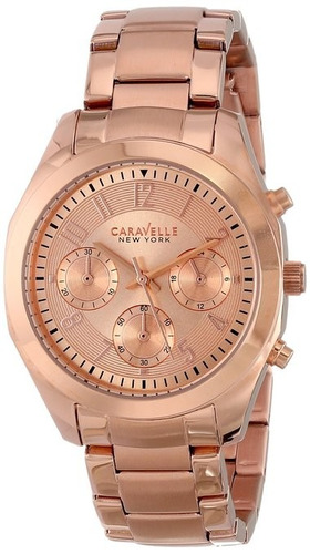 Caravelle Nueva York Cronógrafo Para Mujer Inoxidable