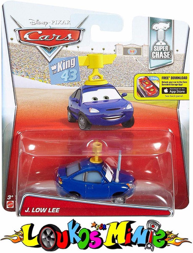 Disney Cars J. Low Lee Super Chase Lacrado Original Mattel