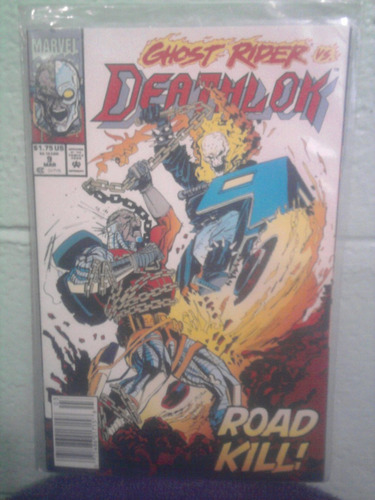 Marvel Comics Deathlok Vs Ghost Rider Ingles 1992 Crossover