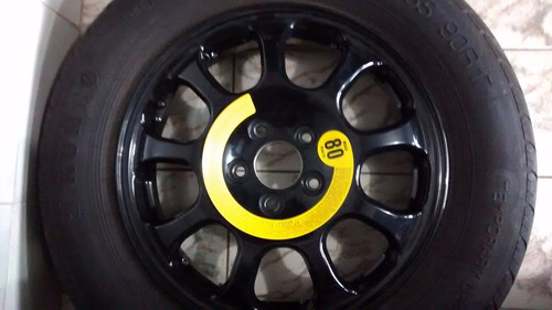 Estepe Santa Fé Aro 17 5x114 Com Pneu Kumho