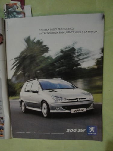 Publicidad Peugeot 206 Sw Año 2008