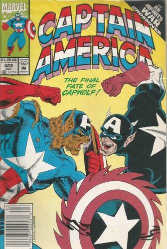 Captain America 408 - Marvel - Bonellihq Cx133 J19