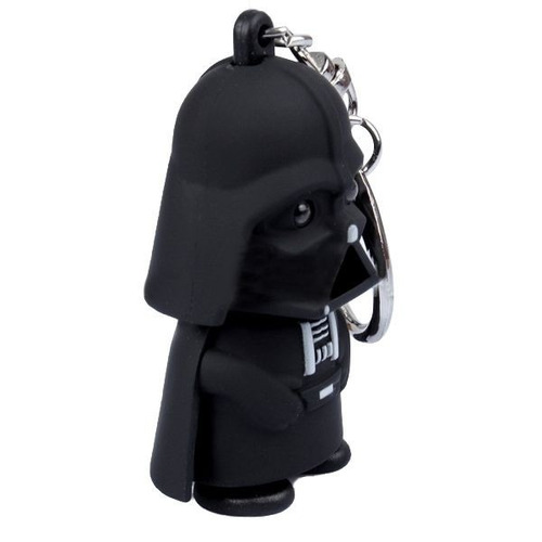 Chaveiro Darth Vader Lanterna Star Wars Guerra Estrelas 5cm