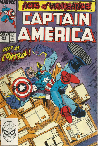 Captain America 366 - Marvel - Bonellihq Cx133 J19