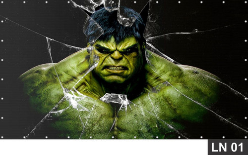 Painel De Festa Aniversário Hulk Vingadores 2,00x1,00m