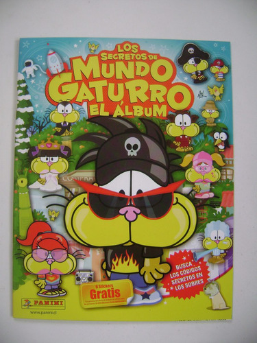 Album Los Secretos Del Mundo Gaturro- Panini- 2014- Vacio-