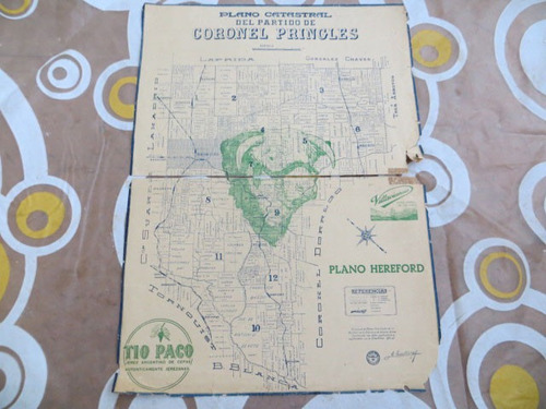 Plano Catastral Coronel Pringles Publicidad Villavicencio
