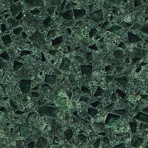 Placa De Silestone Verde Oscuro Para Mesada