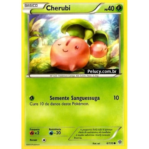 Cherubi - Pokémon Planta Comum - 6/135 - Pokemon Card Game
