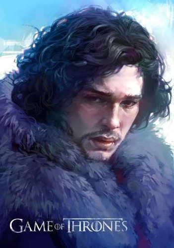 Game Of Thrones - Jon Snow - Lamina 45x30 Cm.