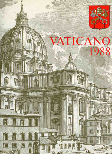 Anuario Filatélico Del Estado Vaticano, Año 1988, Volumen 6