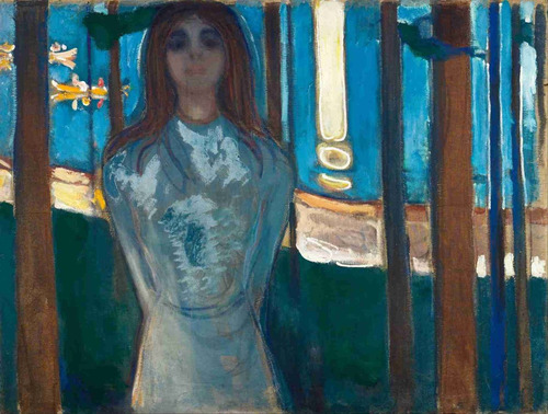 Lienzo Canvas Arte Edvard Munch La Voz Noche De Verano 50x67