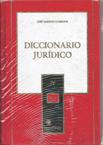 Diccionario Juridico - Jose Garrone - Tomo 3 Dyf