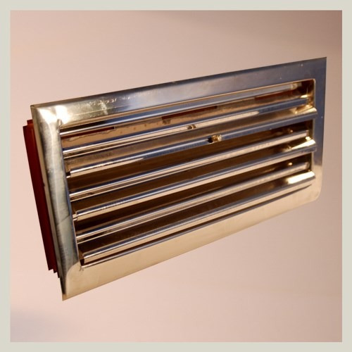 Rejilla Ventilacion Regulable A.inox 40 X 15 Casa Rodante