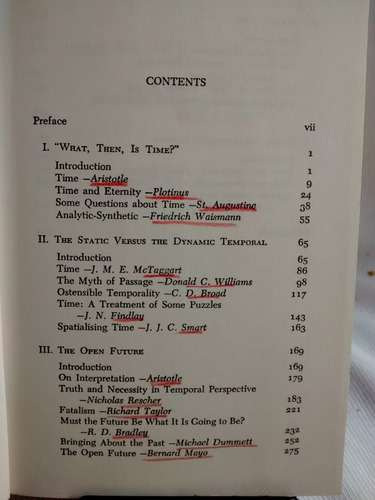 Imagen 4 de 5 de The Philosophy Of Time. Edited By Ricard M. Gale - En Ingles
