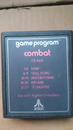 Game Program Combat Atari 2600