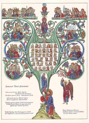 Lienzo Canvas Portada Genealogía De Cristo Arte Sacro 69x50