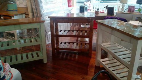 Mesa Auxiliar De Arrime Isla De Cocina En Madera Miagala