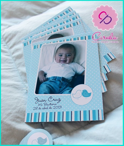 Kit Imprimible Fototarjetas Imán Souvenir Recuerdo Bautismo