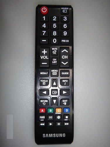 Controle Remoto Para Tv Samsung Vários Modelos Lcd, Led E Pl