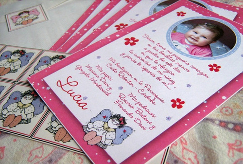 Kit Imprimible Fototarjetas Imán Souvenir Recuerdo Bautismo
