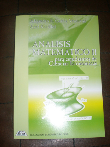 Libro Garcia Venturini Analisis Matematico 2 Para Ingenieria