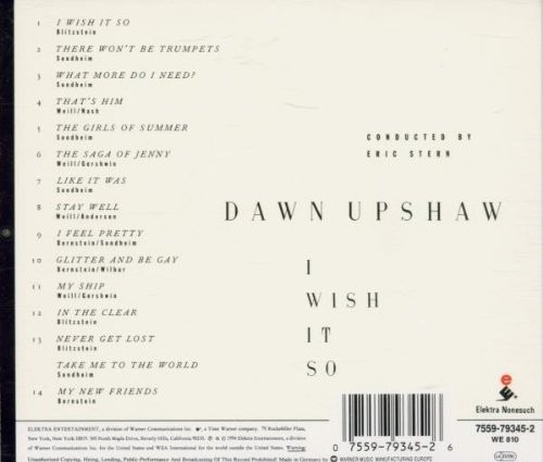 Dawn Upshaw I Wish It So Cd Nuevo Cerrado Importado