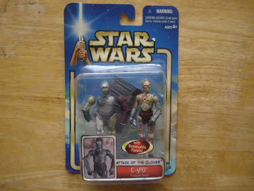 C-3po Protocol Droid  Mide 10 Cms Hasbro 2002