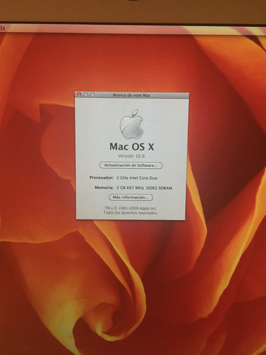 Computadora I-mac 4.1 20
