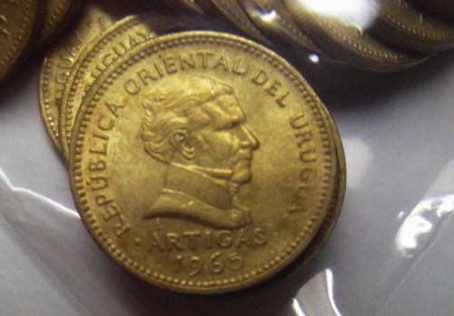 Oferta Uruguay A Elegir Lote 25 Monedas Un Peso Año 1965