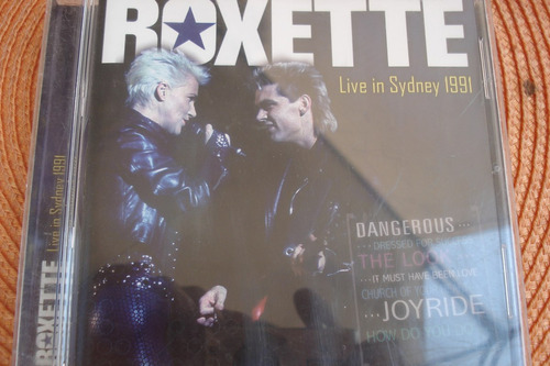 Cd Roxette Live In Sidney 1991