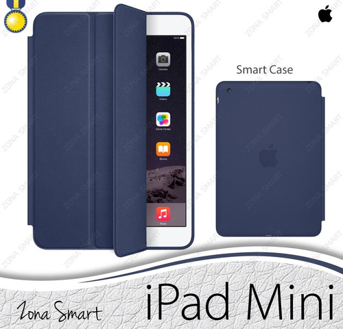 Smart Case iPad Mini 3 - Case Cuero Apple Compatible 1 Y 2