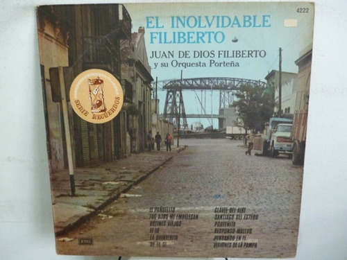 Juan De Dios Filiberto El Inolvidable Vinilo Argentino