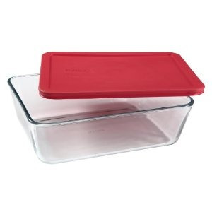 Dish Pyrex 11-copa De Cristal Rectangular Almacenamiento De 