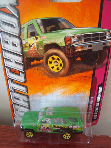 Caminhonete Toyota 4runner 1985 Na Escala 1/64 Da Matchbox