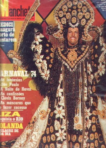 Rev. Manchete 1974.fantasias.carnaval.bailes.sereias Do Sul.