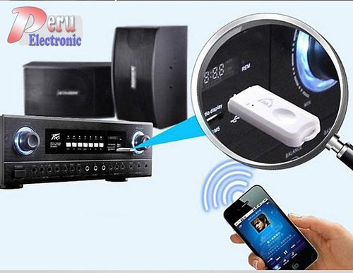 Imagen 2 de 6 de Receptor Bluetooth Universal Usb Autos - Equipos De Sonido
