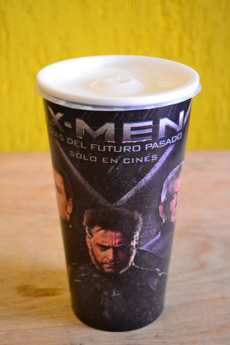 Vaso Carton Con Tapa Plastica Cinemark Pelicula X-men