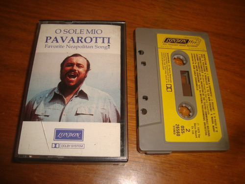 Pavarotti - O Sole Mio- Favorite Neapolitan Songs- Cassette