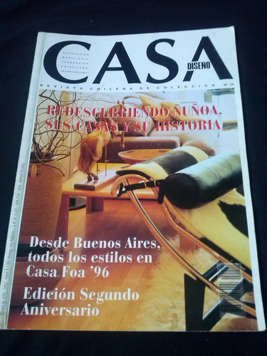 Revista Chilena Casa Diseño N° 12 Octubre De 1996