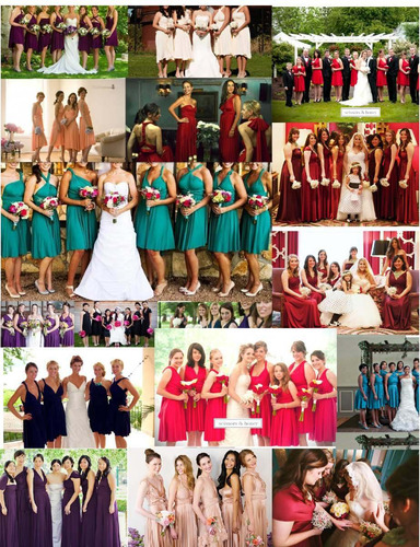 Vestido Vanesa Multivestido Ideal Damas De Honor Al Xxxxxxl