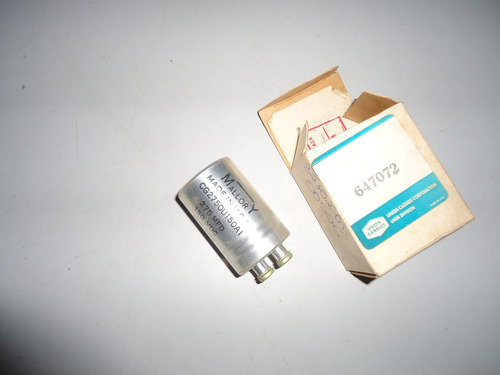 Mallory Cg2750u150a1 Alumínio Capacitor 275mfd 150vdc