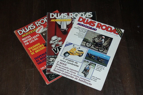 Duas Rodas Motociclismo 1981 Lote Mar Ago Dez